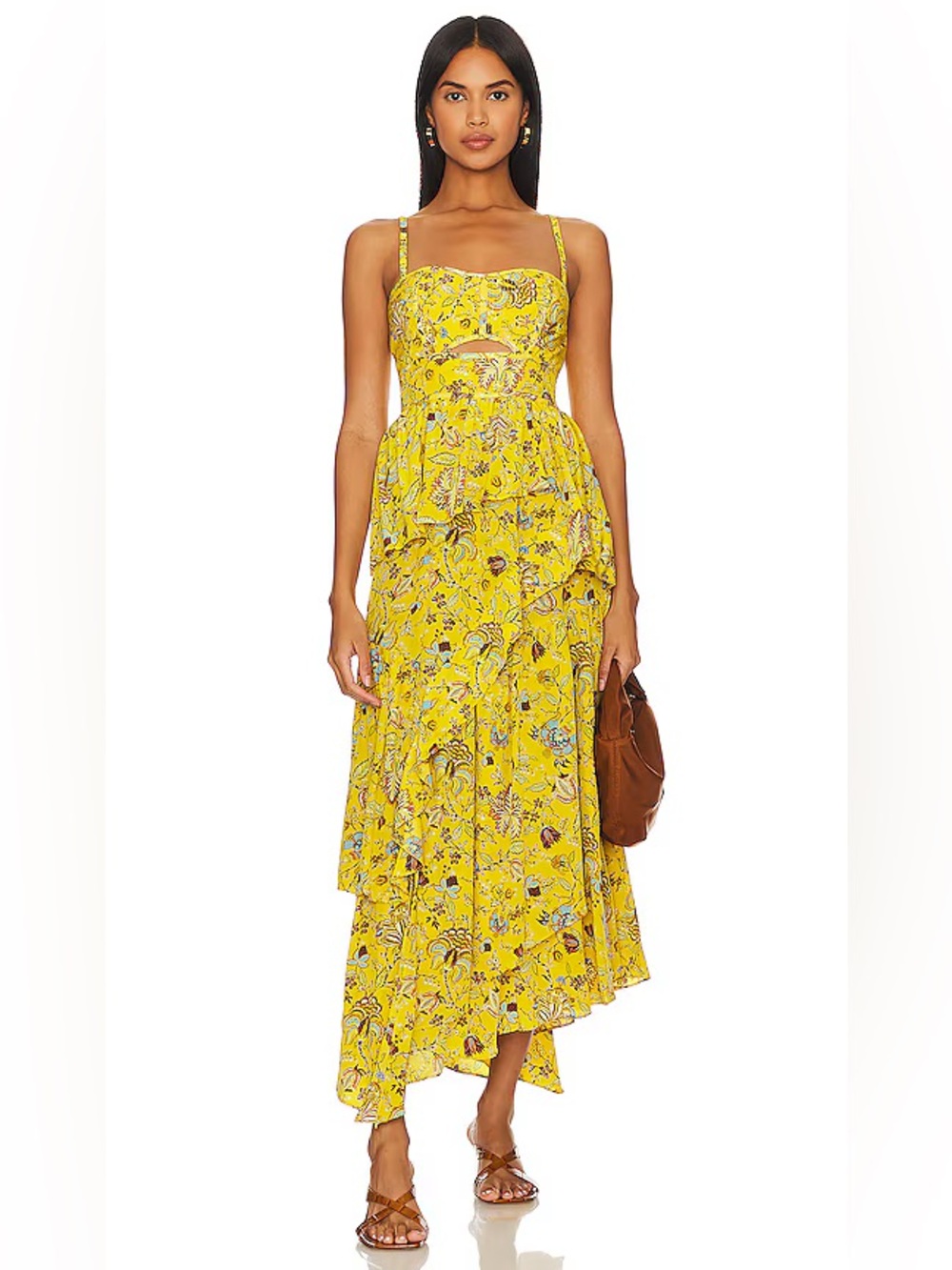 Ulla Johnson Josanna Gown in Yellow/Mimosa